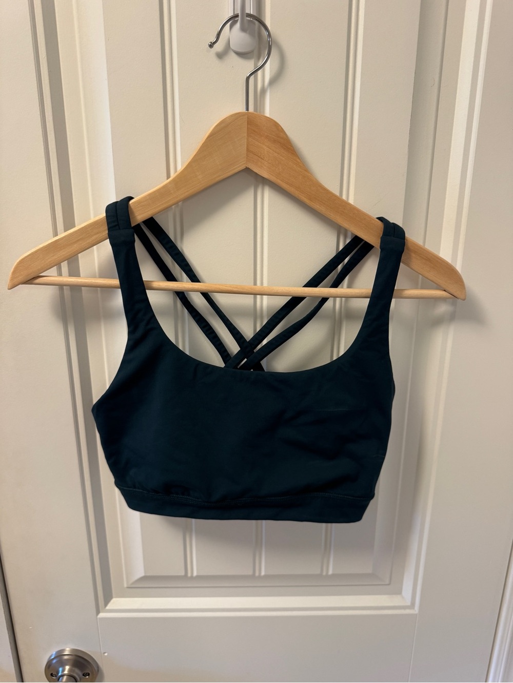 lululemon athletica Midnight Green Strappy Sports Bra